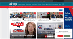 Desktop Screenshot of golbasihaber.com